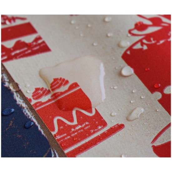 Wipe Clean Tablecloth PVC Vinyl Cover Wipeable Waterproof Table Cloth Protector