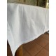 TABLECLOTH White 100% Cotton Damask Table Cover 66