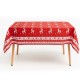 Disposable Plastic Tablecloth Waterproof Table Cover Dining Table Christmas Xmas