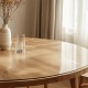 2mm Thick Clear Transparent Vinyl PVC Round Tablecloth Table Protector Cover