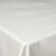 PLAIN WHITE PVC OIL VINYL FABRIC TABLE CLOTH COVER PROTECTOR EASY WIPE CLEAN