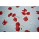 Provence Tablecloth 100% Cotton Poppy Print 85x85 cm Linen Color Natural