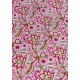 Pink Tablecloth Cotton Block Print Table Cover 125cm x 220cm Floral Pattern
