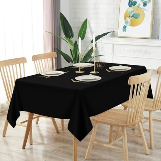 2 Pcs Plastic Tablecloth for Rectangle Table, 54 × 54