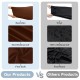 Fitted Rectangle Tablecloth Spandex Stretch Brown Cocktail Table Cover