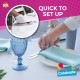 5pk White Paper Table Cloths Square Disposable Birthday Party Tablecloths Covers