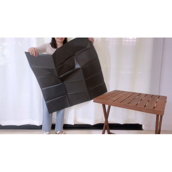 5-50 Black Paper Table Cloths Square Disposable Birthday Party Tablecloth Covers