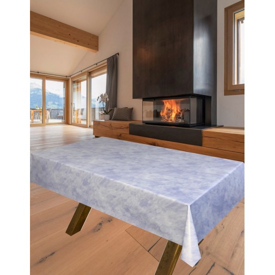 Wipe Clean Tablecloth PVC Vinyl Oilcloth Table Protector Marble Ragroll F387-2