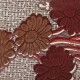 Floral Cotton Fabric 8 Seater Dining Table Cover - Red 60 x 90 inches