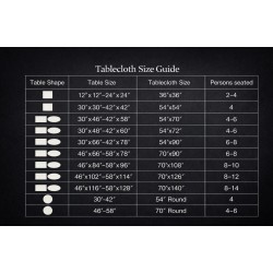Oval Rectangle Linen Look Textured Tablecloth Non Iron Washable Pick Size