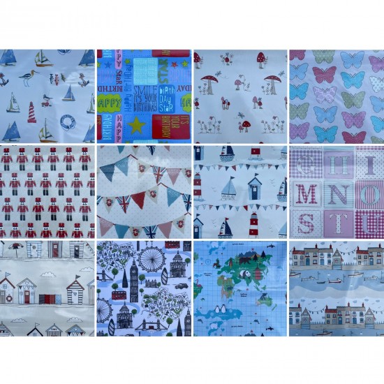 Designer Fryetts Table Cloth Wipe Clean Vinyl Table Oil Cloth Cover Protector
