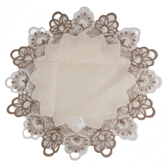 Dining Table Cover Tablecloth Home Festival Lace Round Table Cover High Quality