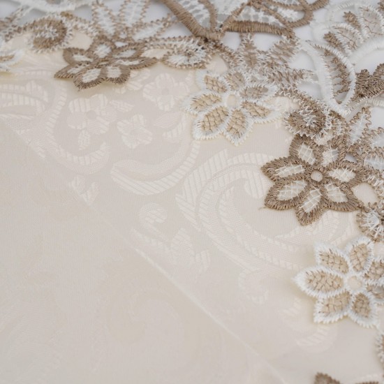 Dining Table Cover Tablecloth Home Festival Lace Round Table Cover High Quality