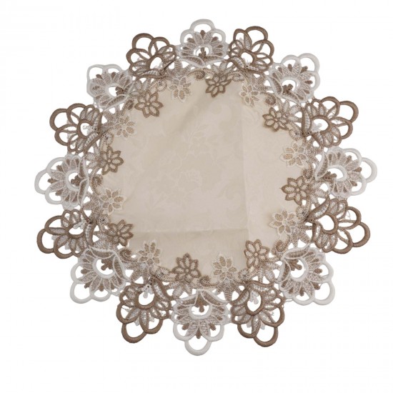 Dining Table Cover Tablecloth Home Festival Lace Round Table Cover High Quality