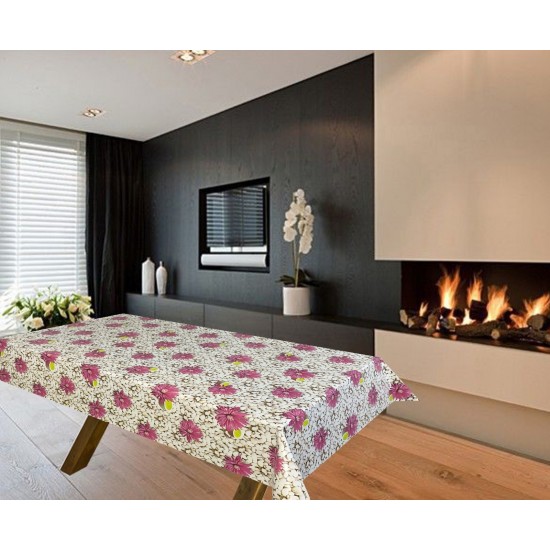 Floral Fruit Tablecloth PVC Vinyl Wipe Clean Oilcloth Latest Designs