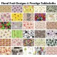 Floral Fruit Tablecloth PVC Vinyl Wipe Clean Oilcloth Latest Designs