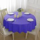Round Plastic Table Covers 84 Inch Wipeable Waterproof Table Cloths