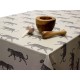 Oilcloth Tablecloth PVC Wipe Clean-Zoo Animals Tiger Zebra Leopard Elephant