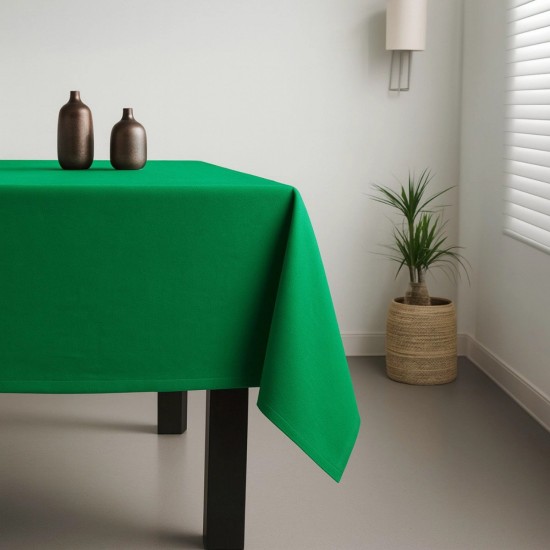Plain Tablecloth Lightweight 100% Cotton Coloured Fabric Round Square Rectangle