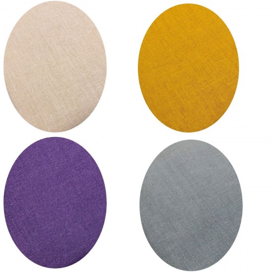 Plain Tablecloth Lightweight Oval Oblong 100% Cotton Coloured Fabric