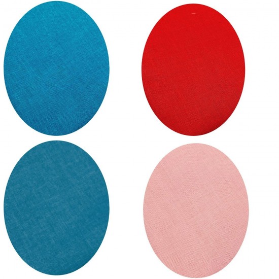 Plain Tablecloth Lightweight Oval Oblong 100% Cotton Coloured Fabric