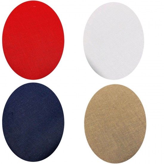 Plain Tablecloth Lightweight Oval Oblong 100% Cotton Coloured Fabric