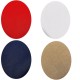 Plain Tablecloth Lightweight Oval Oblong 100% Cotton Coloured Fabric