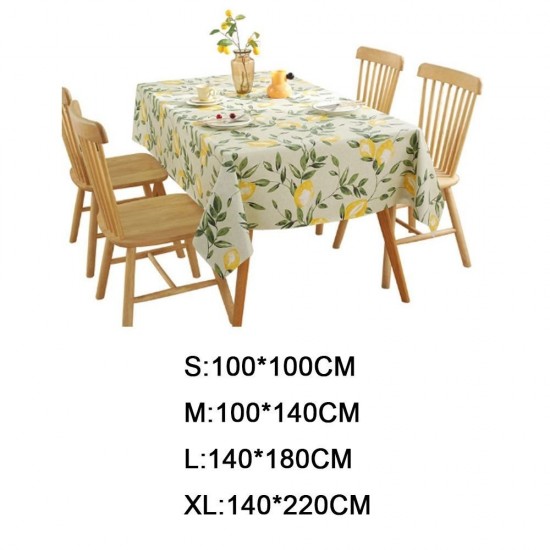 1xWipe Clean Tablecloth PVC Vinyl Cover Wipeable Waterproof Table ClothProtector
