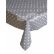 PVC Vinyl Tablecloth By The Metre, 140cm wide, Polka Dot Design, Many Colours