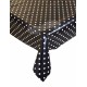 PVC Vinyl Tablecloth By The Metre, 140cm wide, Polka Dot Design, Many Colours