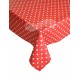 PVC Vinyl Tablecloth By The Metre, 140cm wide, Polka Dot Design, Many Colours