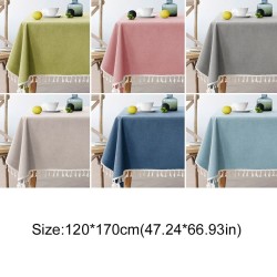 Rectangular Tablecloth Cotton And Linen Waterproof And Oil-Proof Anti-Scalding