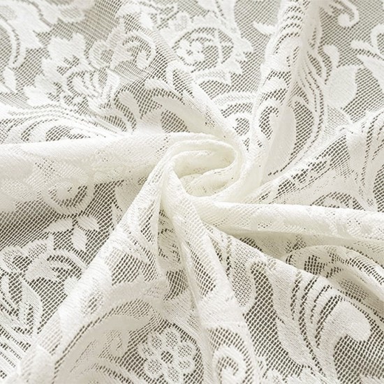 Florals Embroidery Lace Table Cover Rectangular Decorative Tablecloth Party