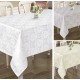 Rectangular Extra Large Grey, White, Cream Poly-Cotton Tablecloths, 4 Sizes