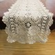 Cotton Crochet Lace Table Runner Rectangle For Dinner Table Handmade Table Cover