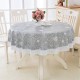 Round Table Cloth Cover Printed PVC Household Dining Party Tablecloth 152/180cm`