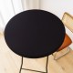 Round Elastic Table Cover Protector Cloth Waterproof Polyester Tablecloth