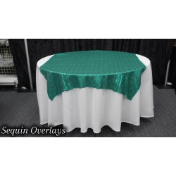 Sequin Tablecloth Overlay Glitter Sparkly Party Wedding Birthday Table Cover