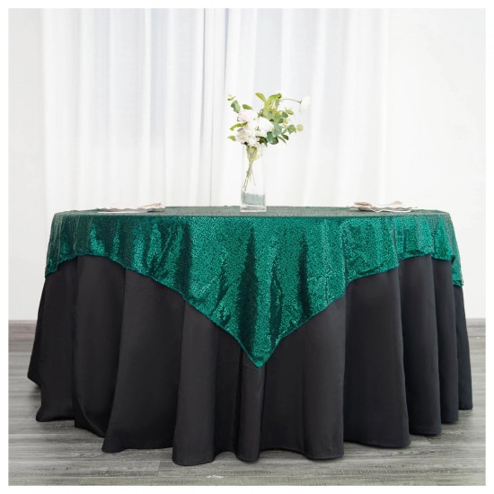 Sequin Tablecloth Overlay Glitter Sparkly Party Wedding Birthday Table Cover