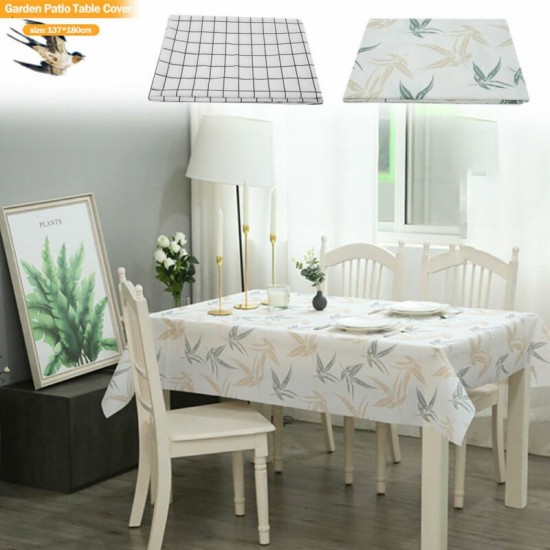 Waterproof Tablecloth PEVA Xmas Table Cloth Cover Oil-Proof Wipeable Picnic