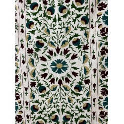 Suzani Wall Hanging, Handmade Bed Coverlet, Gift For Special, Suzani Table Cloth