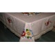 Linen tablecloth with embroidery as a gift abroad Dimensions 100 by 150cm