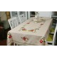 Linen tablecloth with embroidery as a gift abroad Dimensions 100 by 150cm