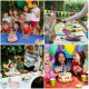 Plastic Table Cover Cloth Wipe Clean Party Rectangle Tablecloth Covers Birthday