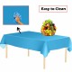 Plastic Table Cover Cloth Wipe Clean Party Rectangle Tablecloth Covers Birthday