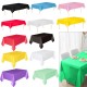 Plastic Table Cover Cloth Wipe Clean Party Rectangle Tablecloth Covers Birthday