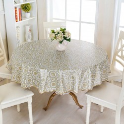 Tablecloth 152*152cm/180*180cm Decoration Waterproof For 6 Seaters 4 Seaters