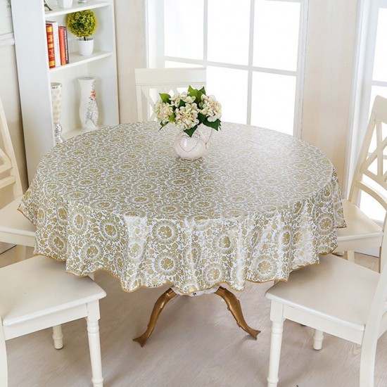 Tablecloth 152*152cm/180*180cm Decoration Waterproof For 6 Seaters 4 Seaters