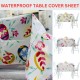 Waterproof Table Cover Sheet Wipe Clean Plastic Cloth Heavy Duty Protector 110cm